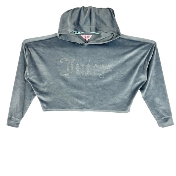 Juicy Couture Women's Set Sleepwear Velour Pullover Hooded Top/Pants Size S NWOT - Picture 2 of 13